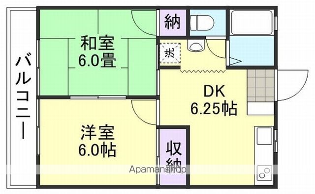 サンウッド五輪の間取り写真