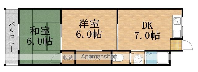 西林マンションの間取り写真