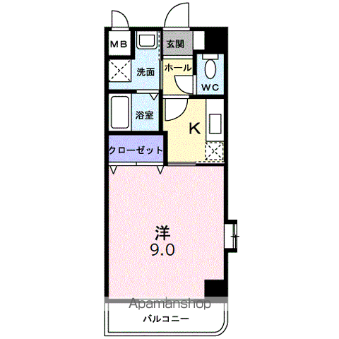 中央本線 新守山駅 徒歩13分 3階建 築21年の間取り写真