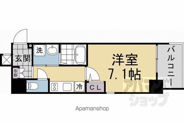 エストゥルース京都の間取り写真