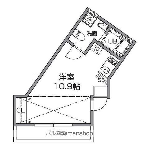 グランエッグス学芸大学の間取り