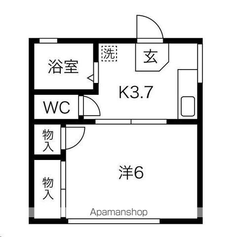 さくらハイツ青山の間取り写真