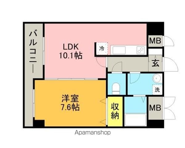 同じ建物の物件間取り写真 - ID:240029608969