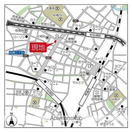 ＢｌｕＲｏｃｋ板橋[1K/27.52m2]の外観2