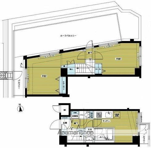 中野区江古田のマンションの間取り