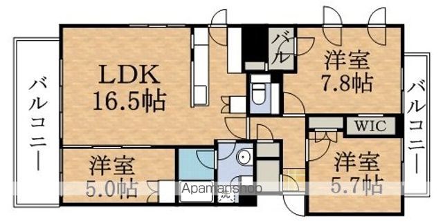 シティタワーズ円山SIDE Bの間取り写真