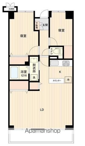 【コンフォート津田沼壱番館の間取り】