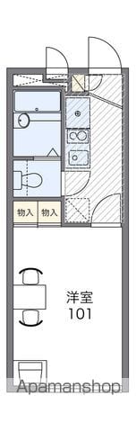 レオパレスクレストの間取り写真