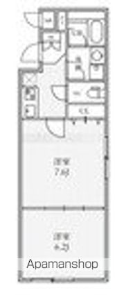 ＴＨＥ　ＰＡＬＭＳ大島[2K/35.34m2]の間取図