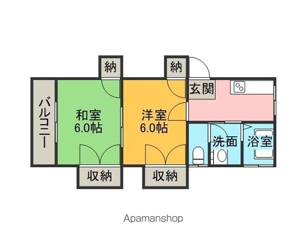 コーポ雅の間取り写真