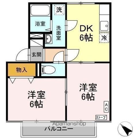 セジュール類家の間取り写真