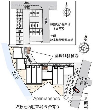 クレイノ井戸浜[1K/28.28m2]の配置図