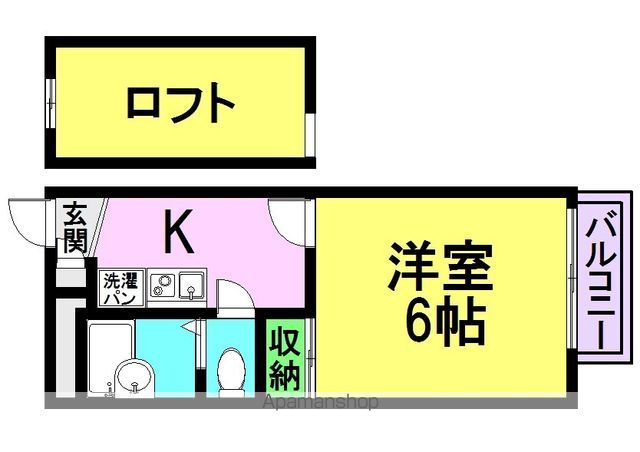 レオパレススプルース鳴尾の間取り写真