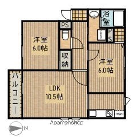 サンビレッジ半田山Dの間取り写真