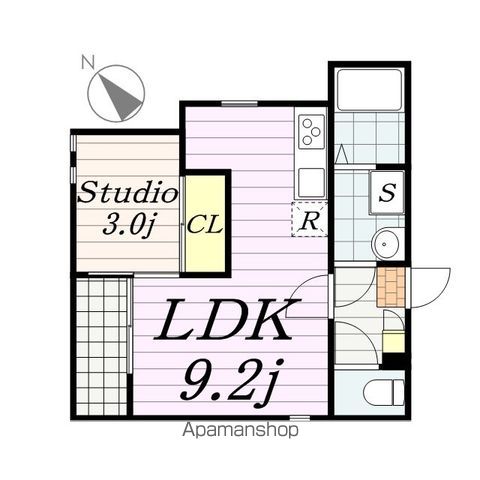GRANDTIC KRSの間取り写真