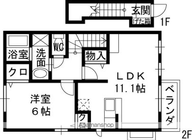 アンソレイエメゾンの間取り写真