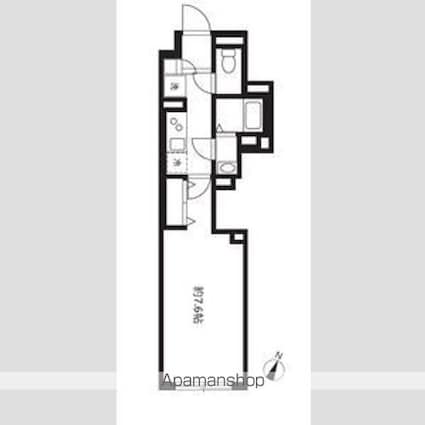 エルファーロ中野富士見町[1K/25m2]の間取図