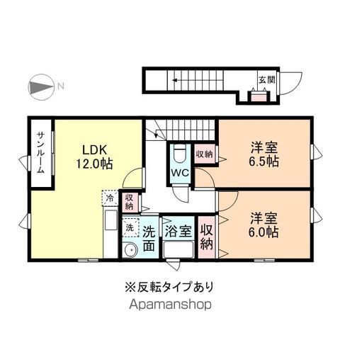 シュシュの間取り写真