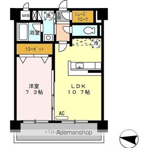 リビオン千代町の間取り写真