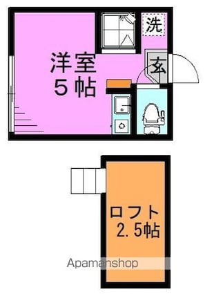 ソレイユ荻窪３[1R/11.13m2]の間取図