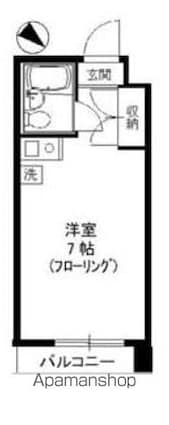 東京都豊島区南大塚１丁目[1R/19m2]の間取図