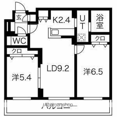 平岸RIVERSIDEの間取り写真
