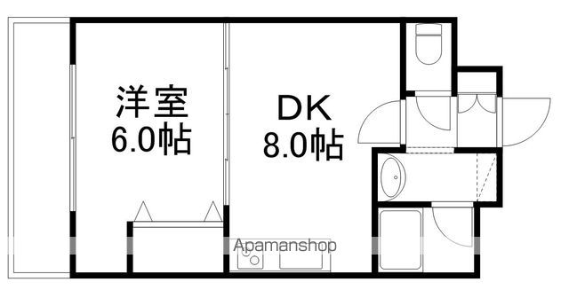 クリスタルコートの間取り写真
