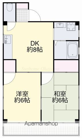 田口コーポIの間取り写真