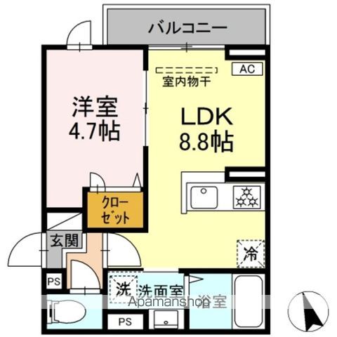 【（仮）ＤーＲＯＯＭ四つ木１丁目の内装3】