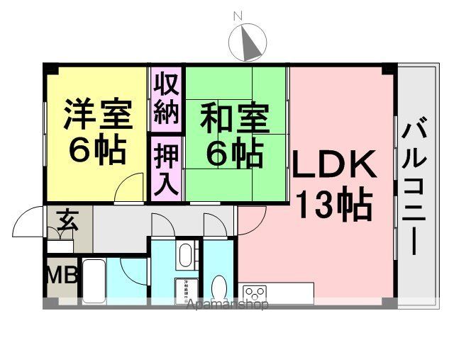 ソシア武庫川の間取り写真