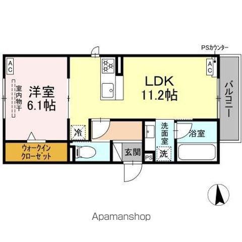 セレスティア鏡島南の間取り写真