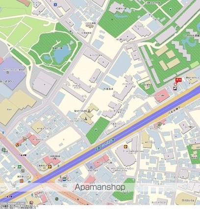 パレステュディオ六本木[1K/43m2]の配置図