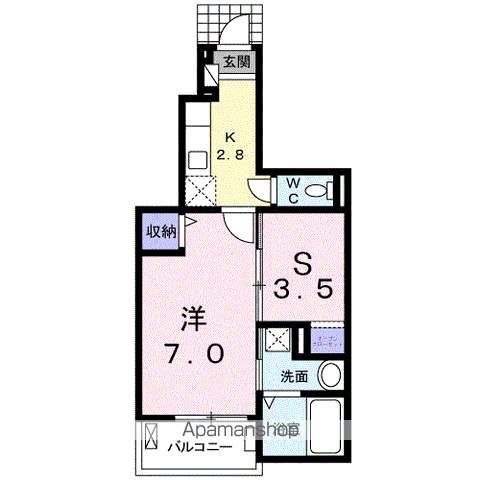 同じ建物の物件間取り写真 - ID:240029717350