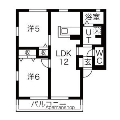リベラルA棟の間取り写真