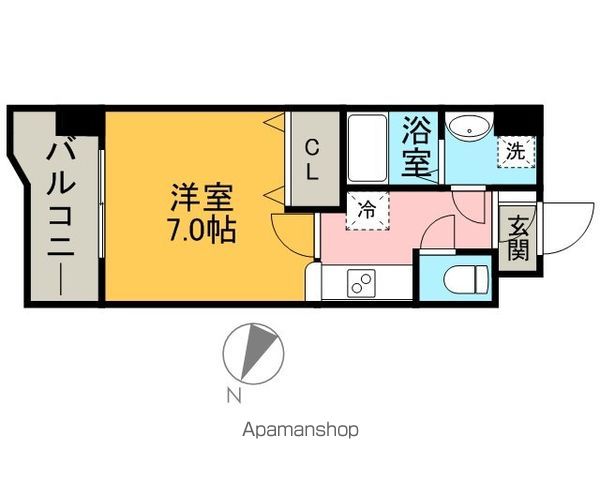 エンクレスト赤坂の間取り写真