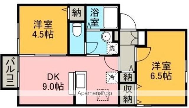 ソレアード三好の間取り写真