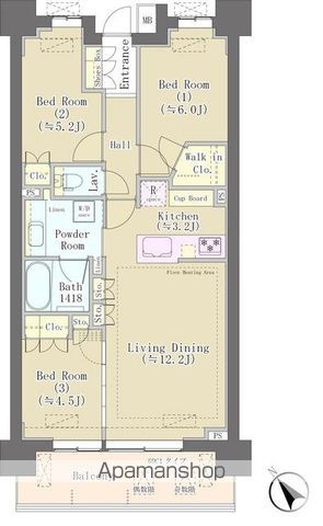 パークホームズ柏あけぼの二丁目の間取り