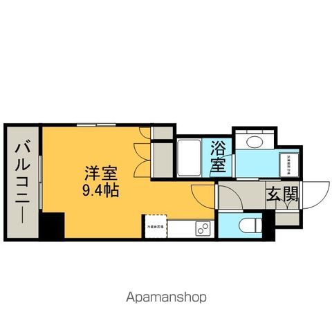 【新宿区市谷柳町のマンションの間取り】