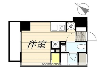 ＳＨＯＫＥＮ　Ｒｅｓｉｄｅｎｃｅ横浜伊勢佐木町[1R/22.26m2]の間取図