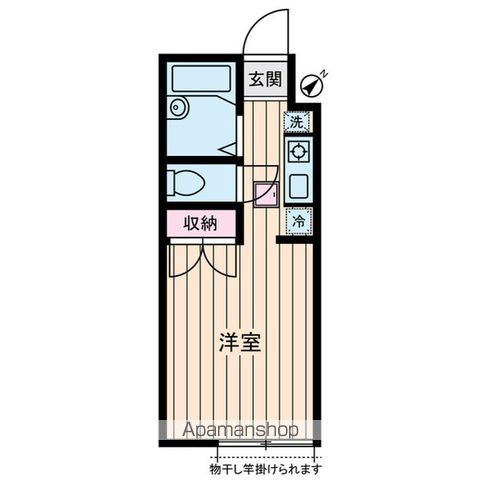 杉並区松庵のアパートの間取り