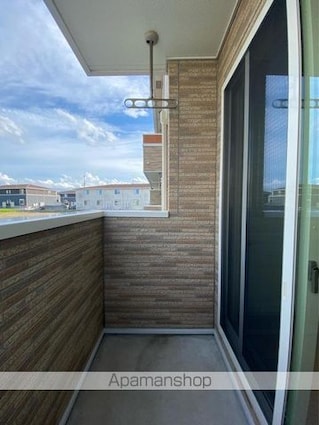 ルーベル春日Ｂ[1LDK/45.82m2]のバルコニー