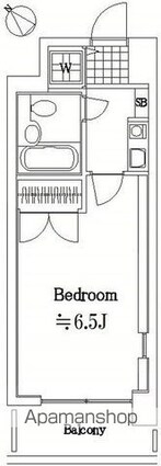 ジェイパーク池袋公園前[1K/20.44m2]の間取図