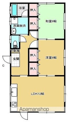 エスペランス表[2LDK/59.62m2]の間取図