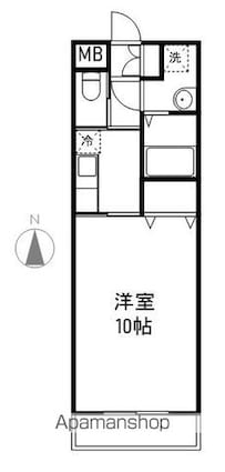 ＡＴＬＡＳ　ＰＲＯＵＤ[1K/32.9m2]の間取図