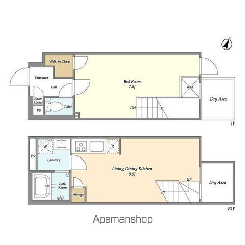 【ＡＧＲＡＴＩＯ目黒諏訪山の間取り】