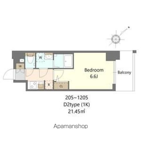 S−RESIDENCE上新庄BEATの間取り写真
