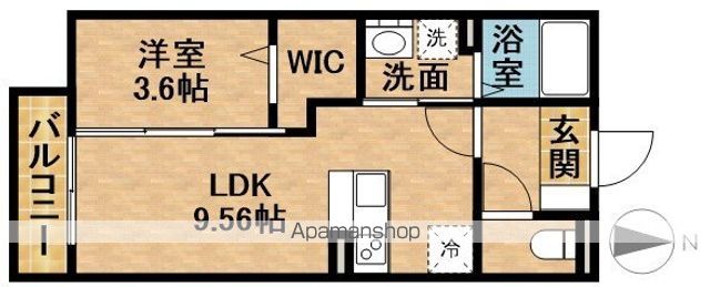 ゆーかりHill’sVIの間取り写真