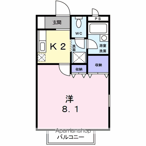 フレンズの間取り写真