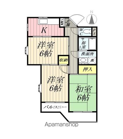 カンフォートの間取り写真