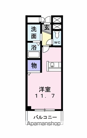 ビバーチェの間取り写真